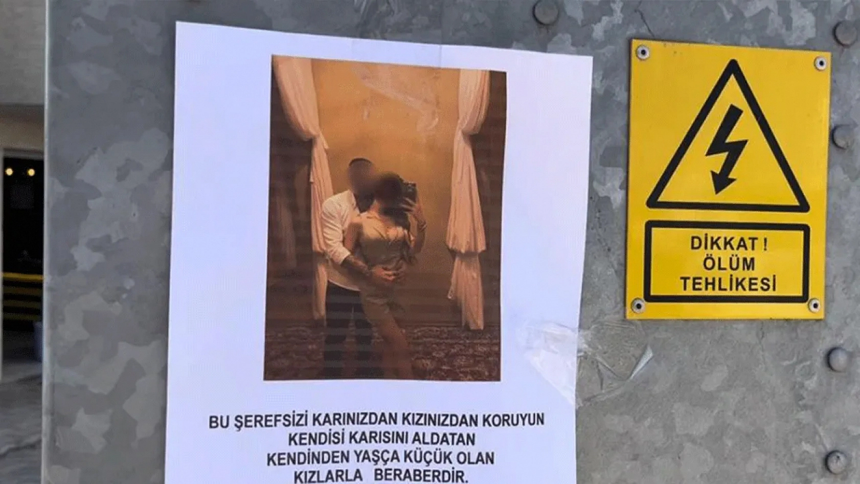 Afiş skandalı: Bu kadarına da pes dedirtti