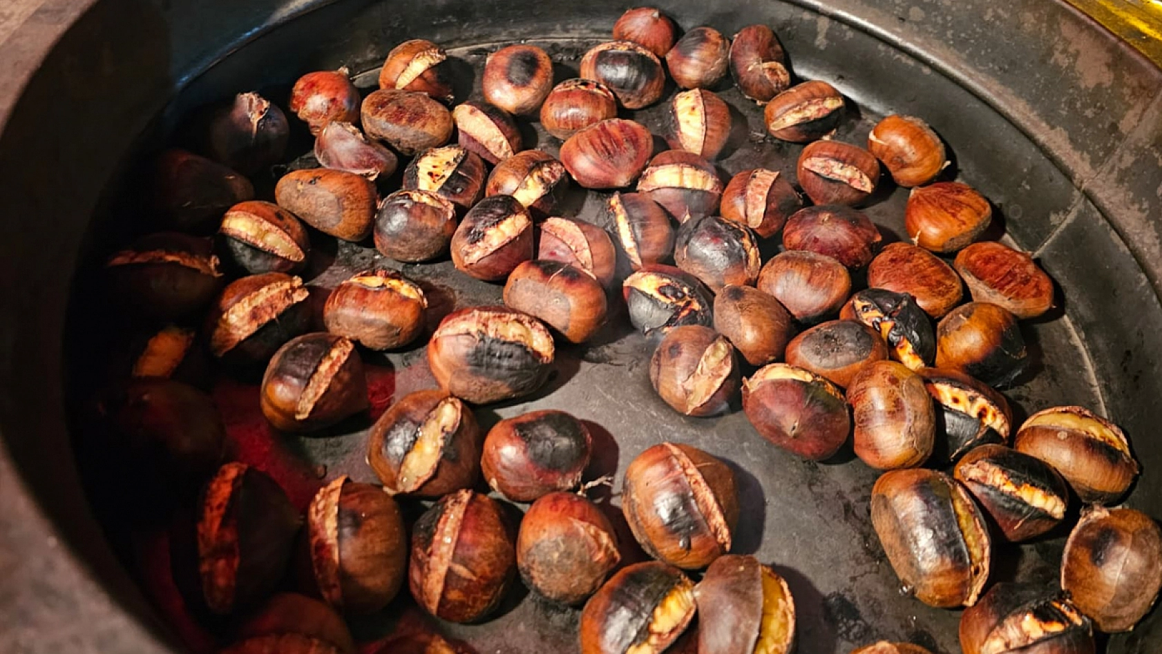 Elazığ'da pişmiş kestanenin tanesi 20 lira