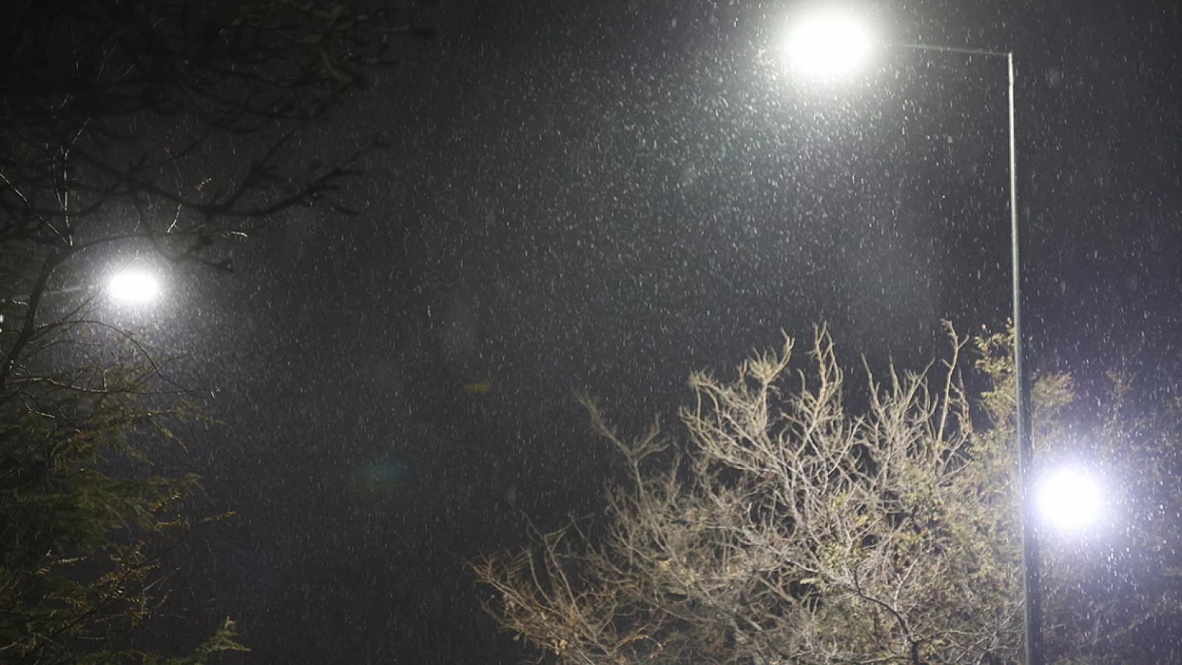 Harput'ta kar yağışı başladı