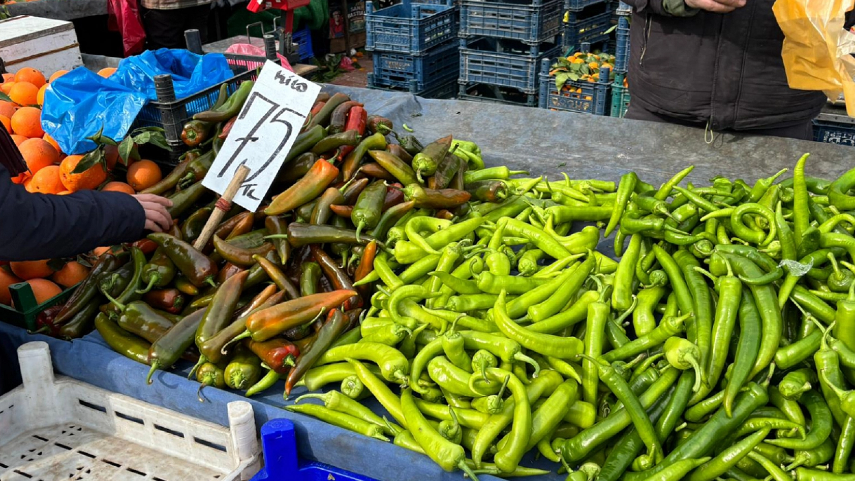 Enflasyon pazarları da vurdu