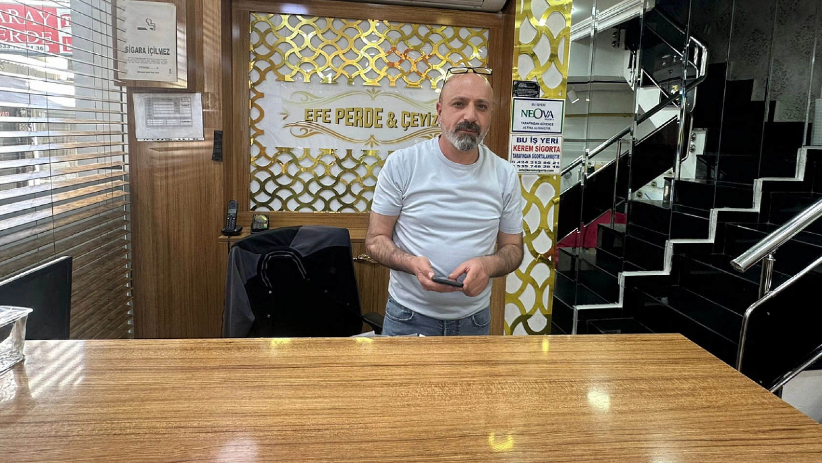 Elazığ'da bir esnafın isyanı