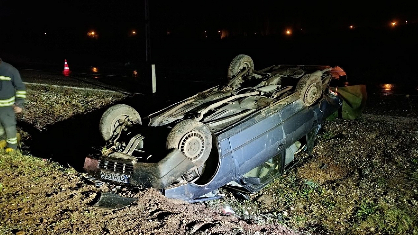 Konya'da yağmur kazaları peş peşe getirdi: 11 Yaralı