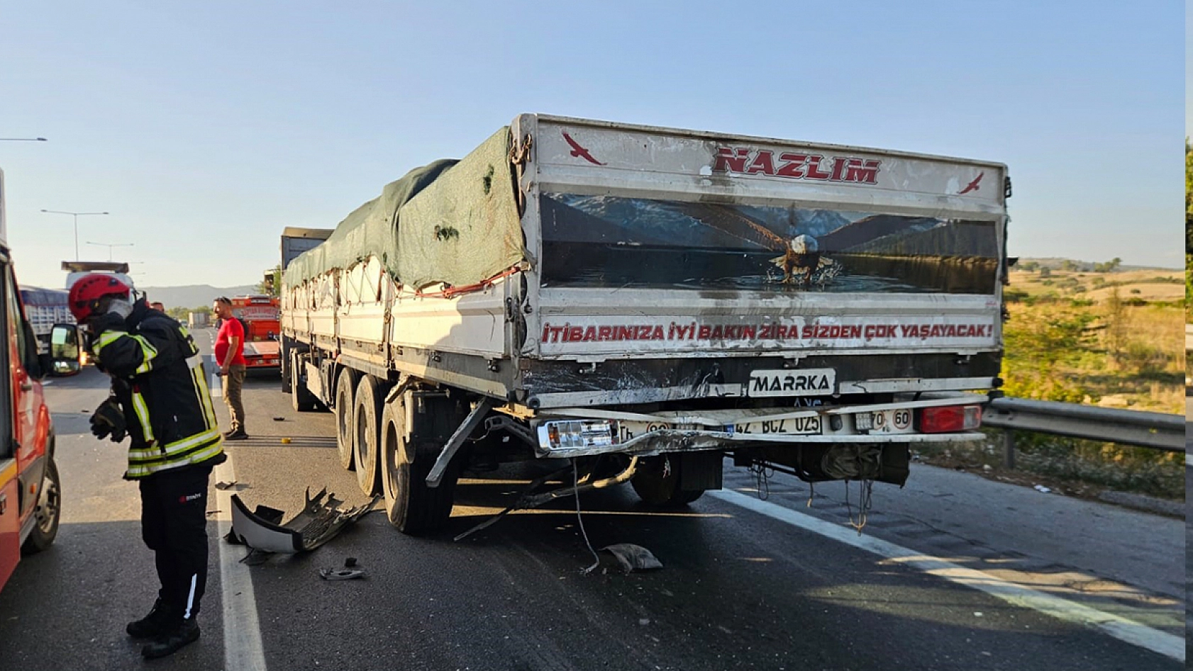 Katliam gibi kaza: 2 ölü, 1 yaralı