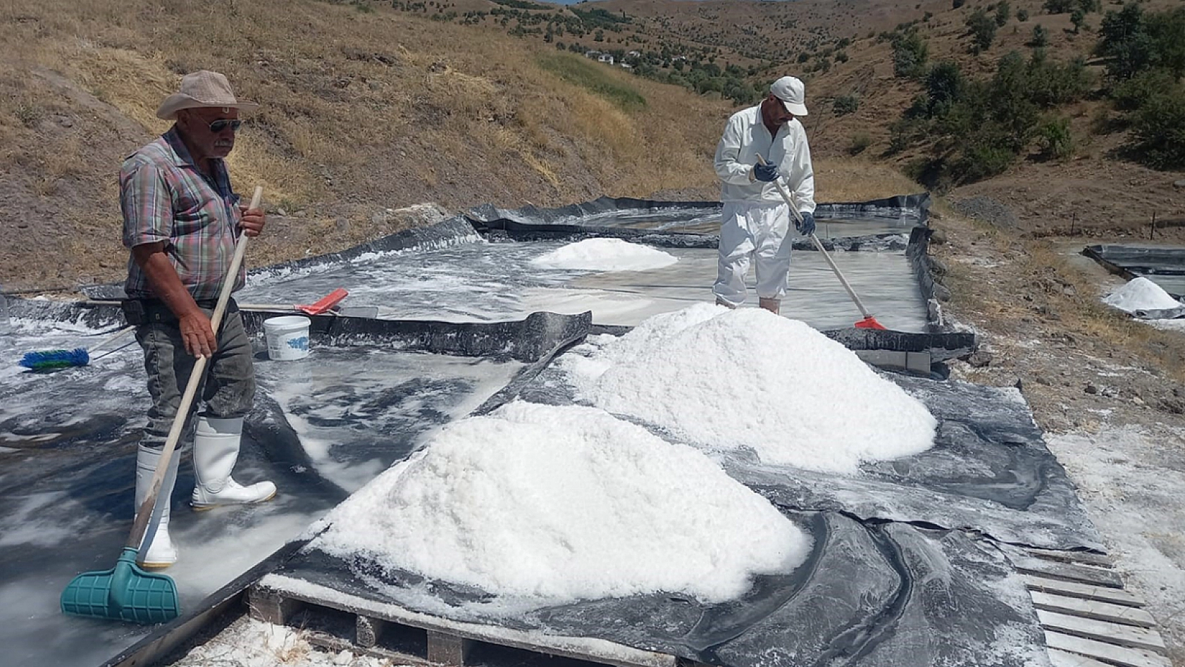 Elazığ'ın yanı başında olan kaynak tuzlara ilgi büyük