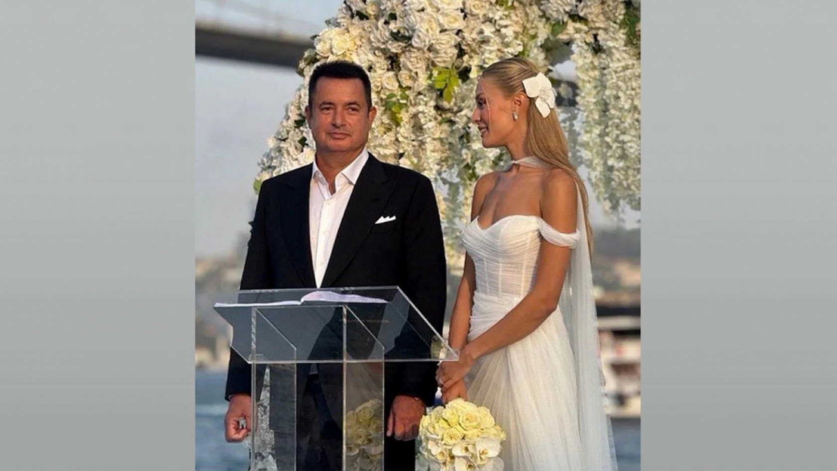 Yılın düğünü oldu! Acun Ilıcalı sevgilisi Ayça Çağla Altunkaya ile evlendi