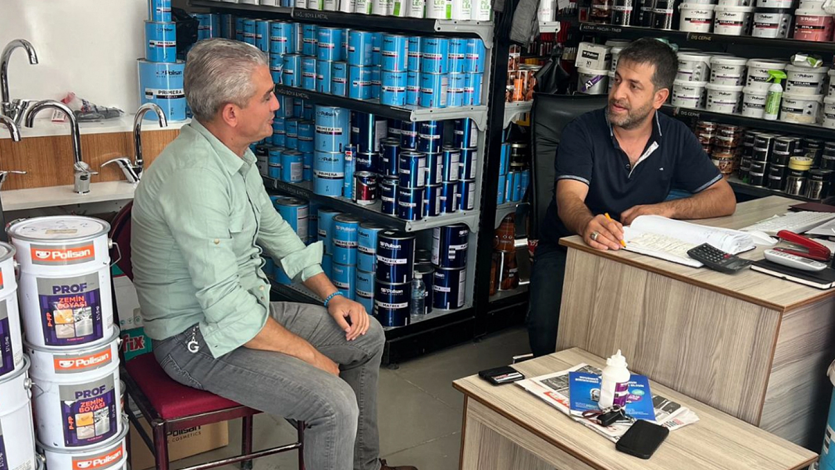 Elazığ'da boya badana unutuldu