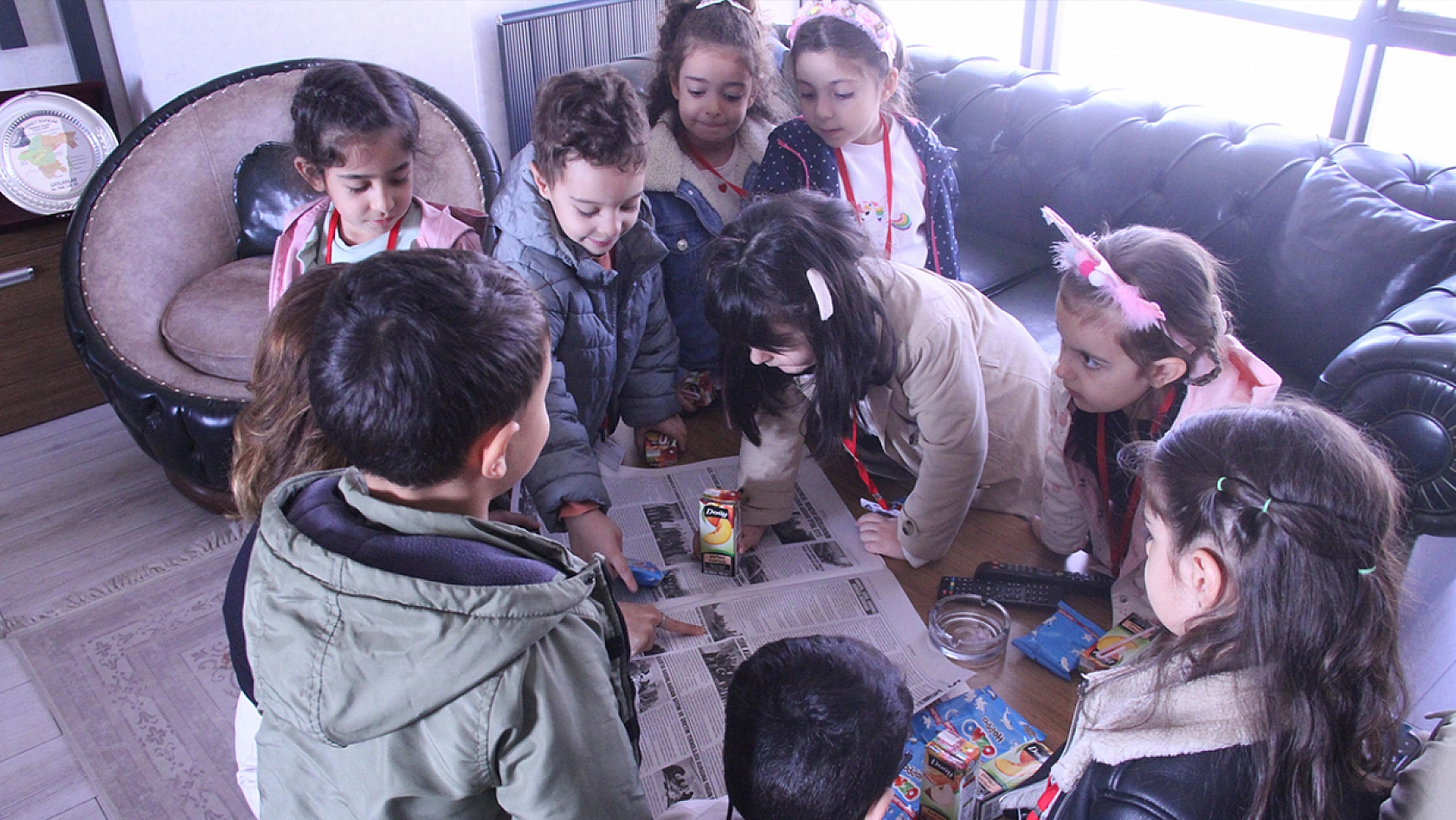 Doğukent Final Anaokulu'ndan Hakimiyet Gazetesi'ne anlamlı ziyaret