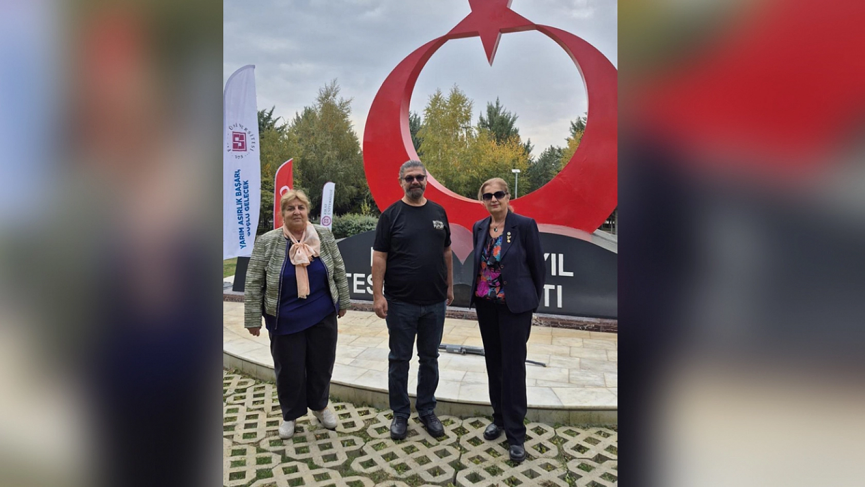 PROF. DR. Sema Temizer Ozan 2025-2026 Yılı Akademik Açılış Töreni ve Cumhuriyetin 50.yıl yürüyüşü ve 50. yıl anıtı açılışına katıldı