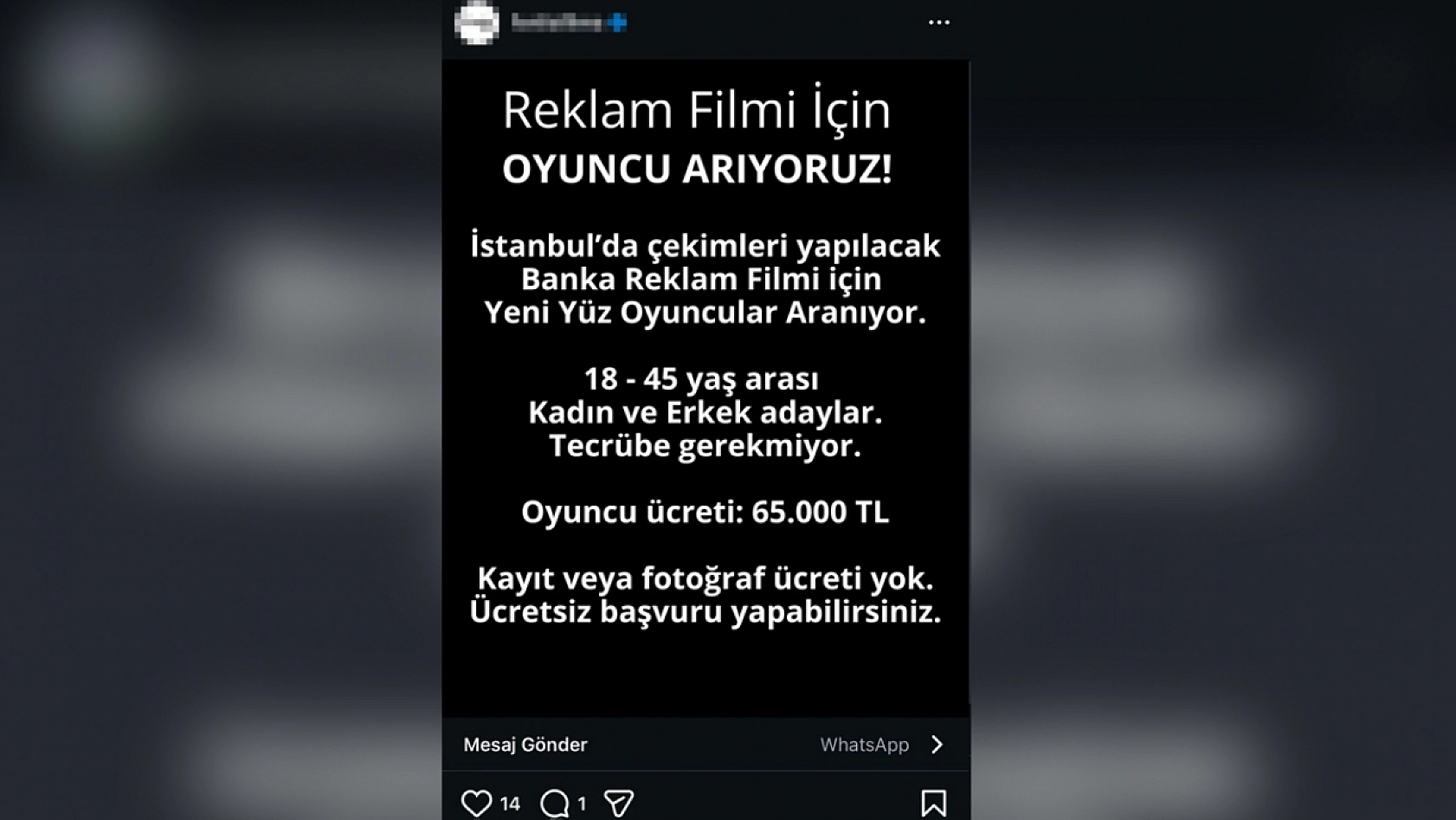 Oyuncu aranıyor dediler, borçlu çıkardılar