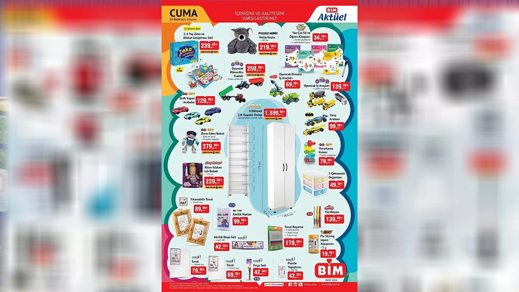 Elazığ'da indirim yarışı! BİM Market'in 25 Ekim Cuma kataloğunda neler var?