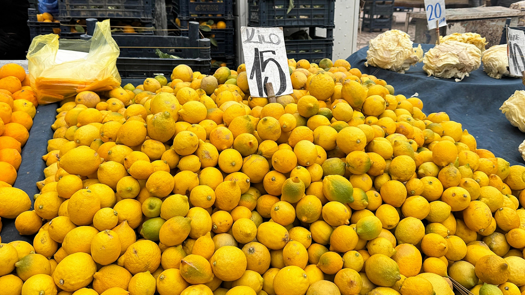 Elazığ'da semt pazarlarını Soğukla birlikte ekonomi de vurdu