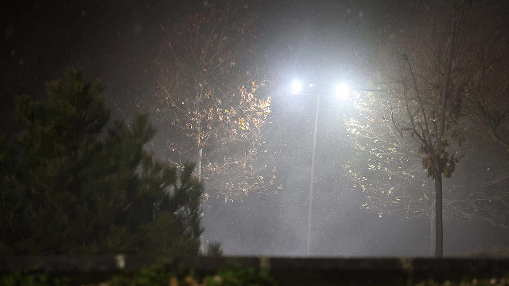 Harput'ta kar yağışı başladı