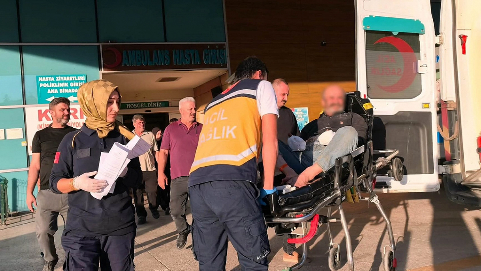 Tomruğa zincir bağlarken dehşeti yaşadı: 6 Parmağı koptu