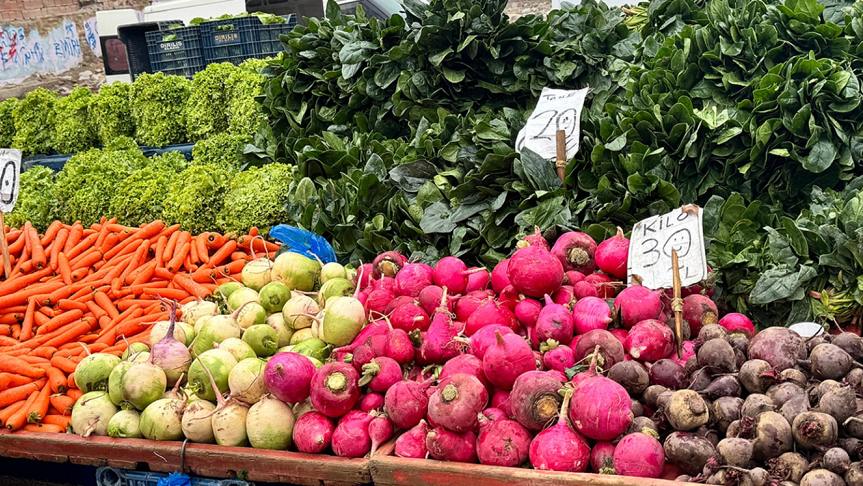 Elazığ'da semt pazarlarını Soğukla birlikte ekonomi de vurdu