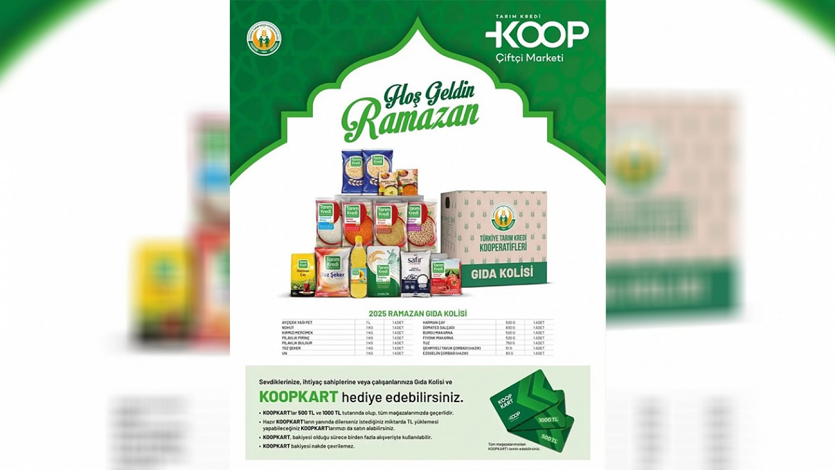 Elazığ'da Ramazan Kampanyası ile Fiyatlar Sabitlendi! Tarım Kredi Market'teki İndirimli Ürünler