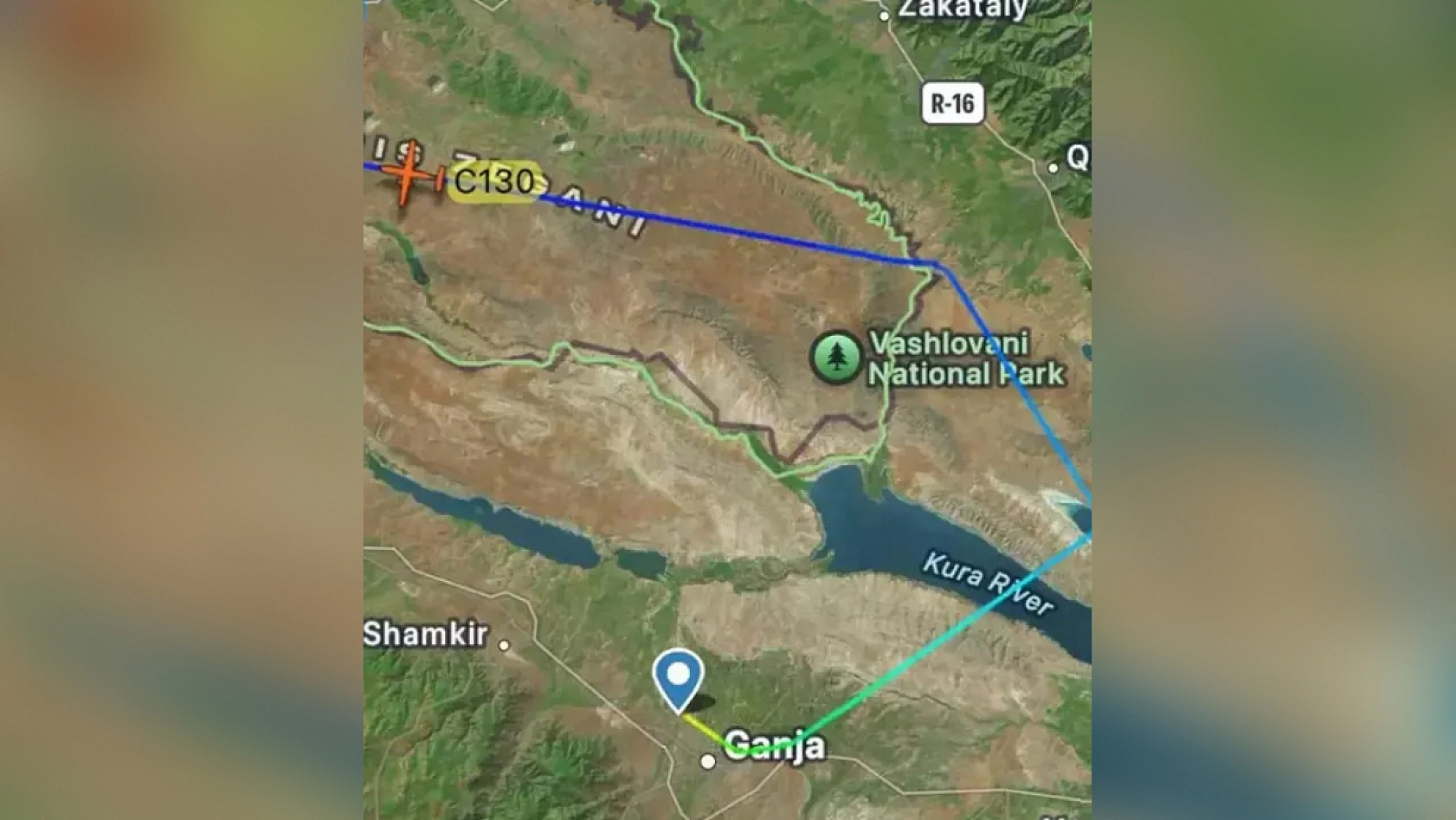 Gürcistan'da düşen Türk askeri kargo uçağının enkazına ulaşıldı