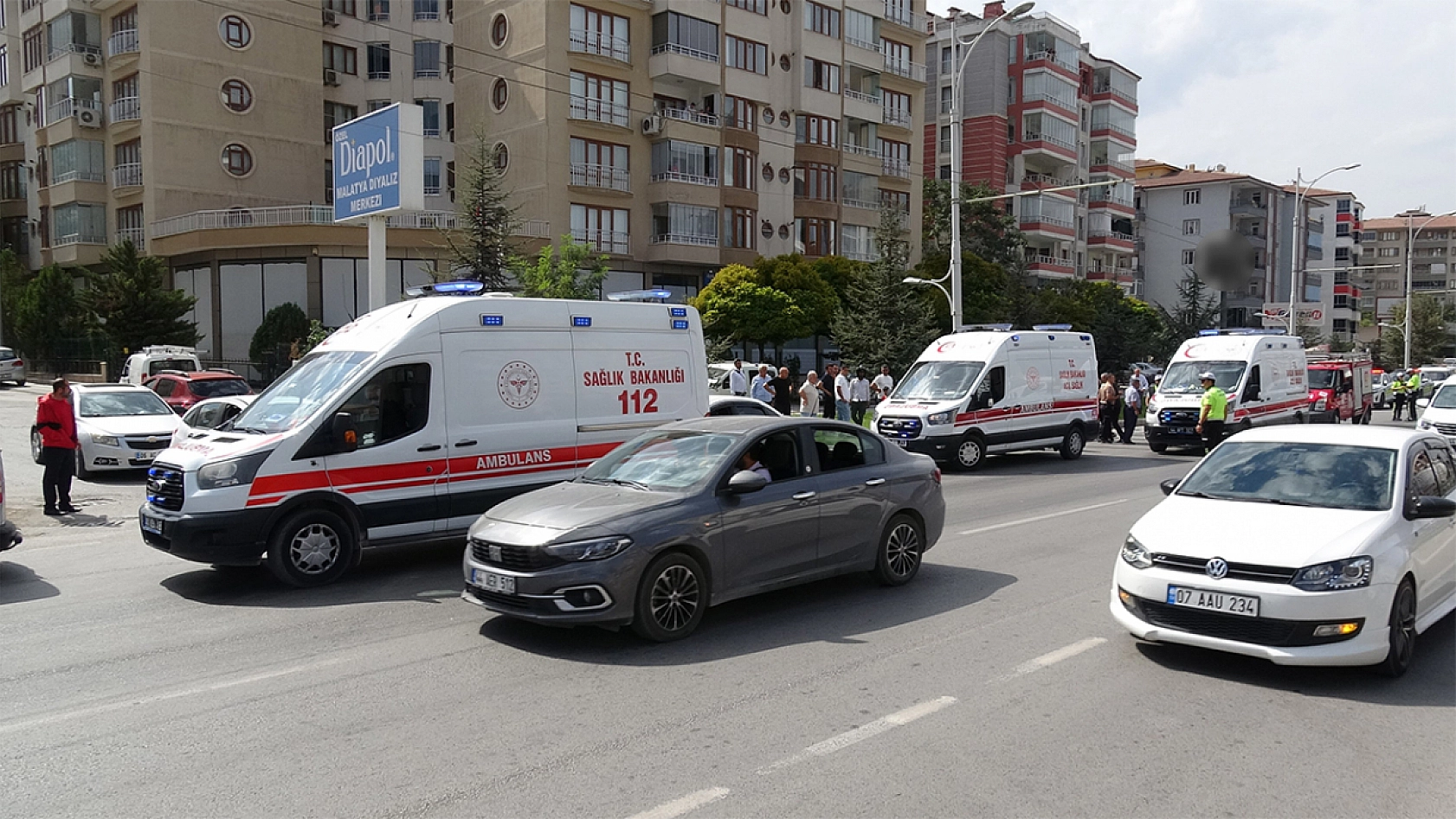 Korkutan kaza: 2'si çocuk 4 yaralı