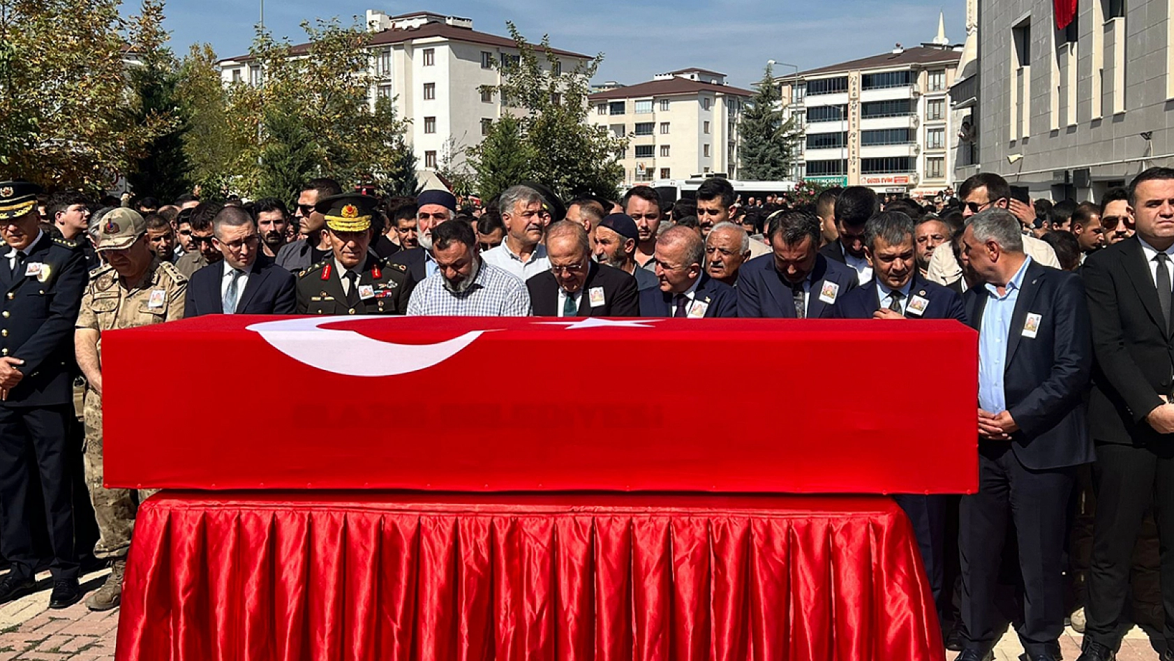 Elazığlı Şehidimiz son yolculuğuna uğurlandı