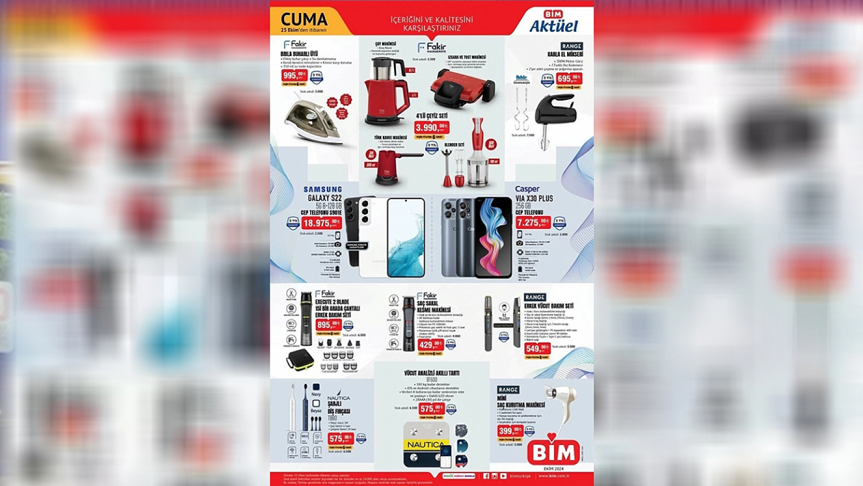 Elazığ'da indirim yarışı! BİM Market'in 25 Ekim Cuma kataloğunda neler var?