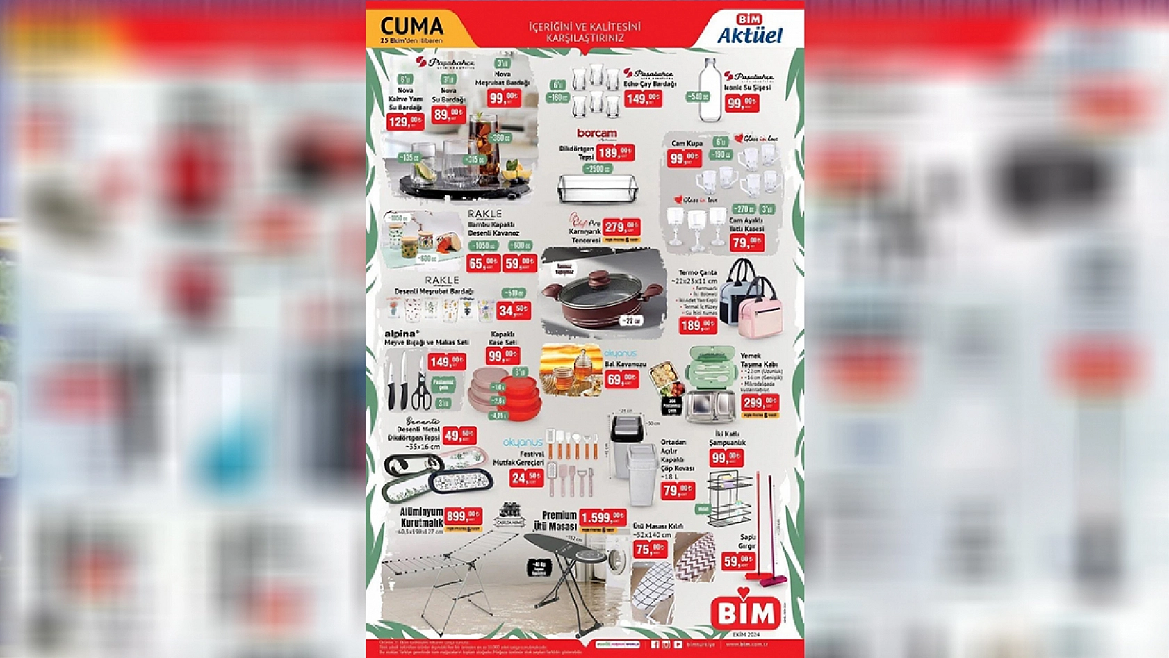 Elazığ'da indirim yarışı! BİM Market'in 25 Ekim Cuma kataloğunda neler var?