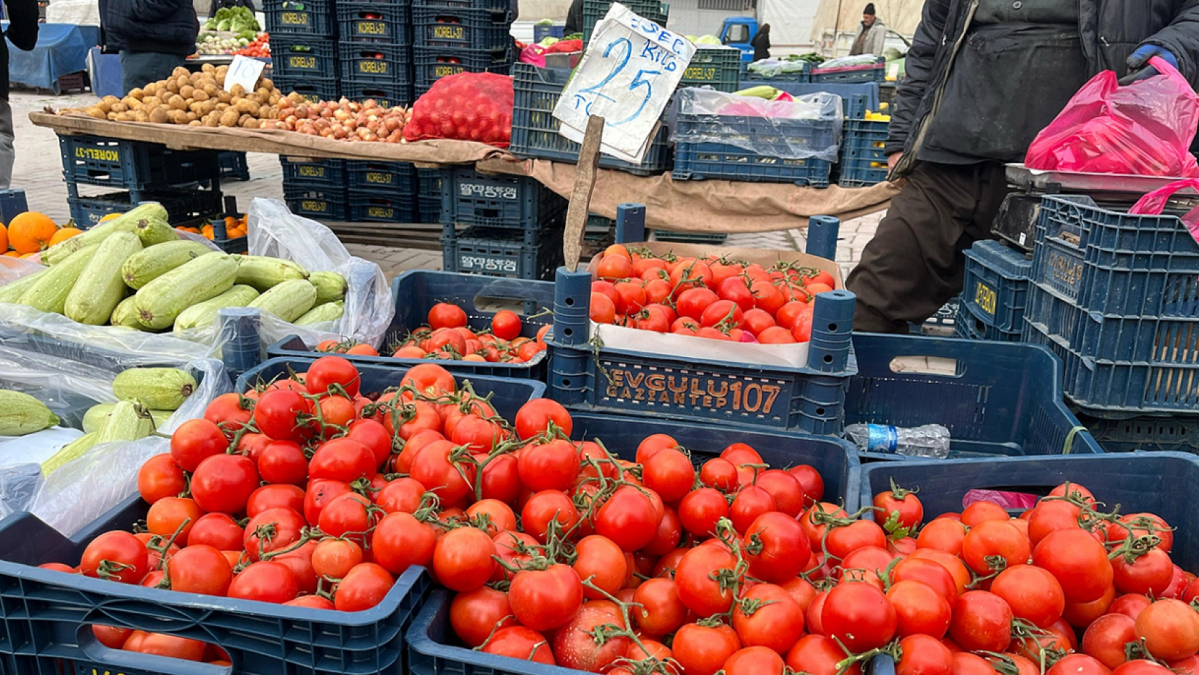 Elazığ'da son haftaların en düşük fiyatları, pazarlara bahar geldi