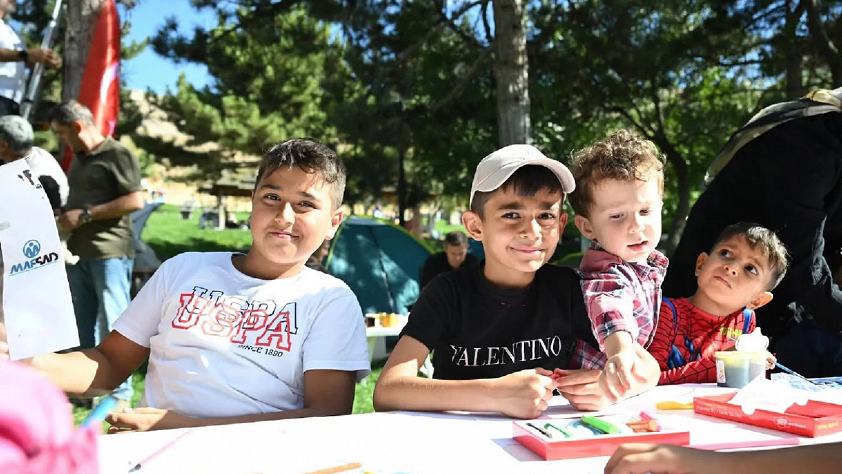 Malatya'da 'Aile Çadır Kampı' yoğun ilgi gördü