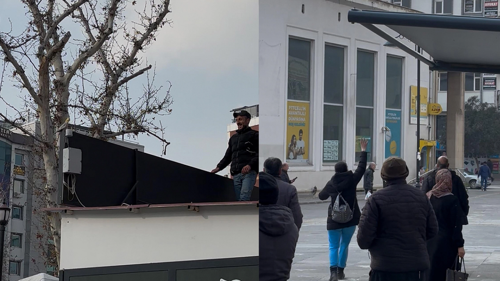 PTT Meydanı'nda Yürek Burkan Anlar