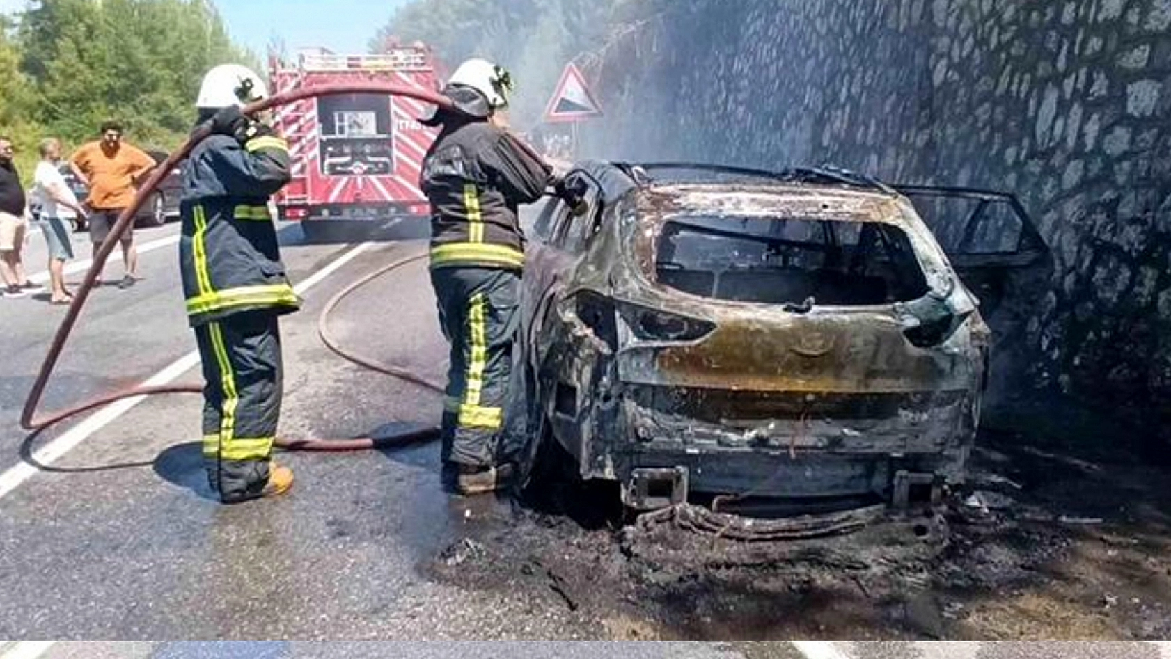 Tatil dönüşü can pazarı! Alevler içinde kaldılar