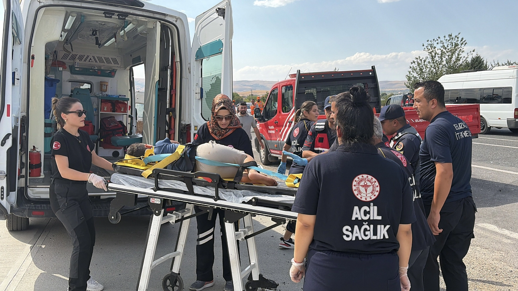 Elazığ'da feci kaza! 7 yaralı