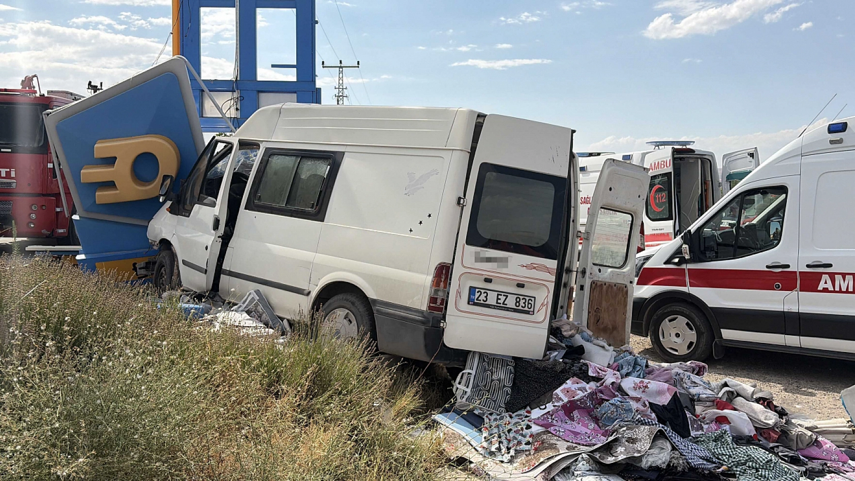 Elazığ'da feci kaza! 7 yaralı
