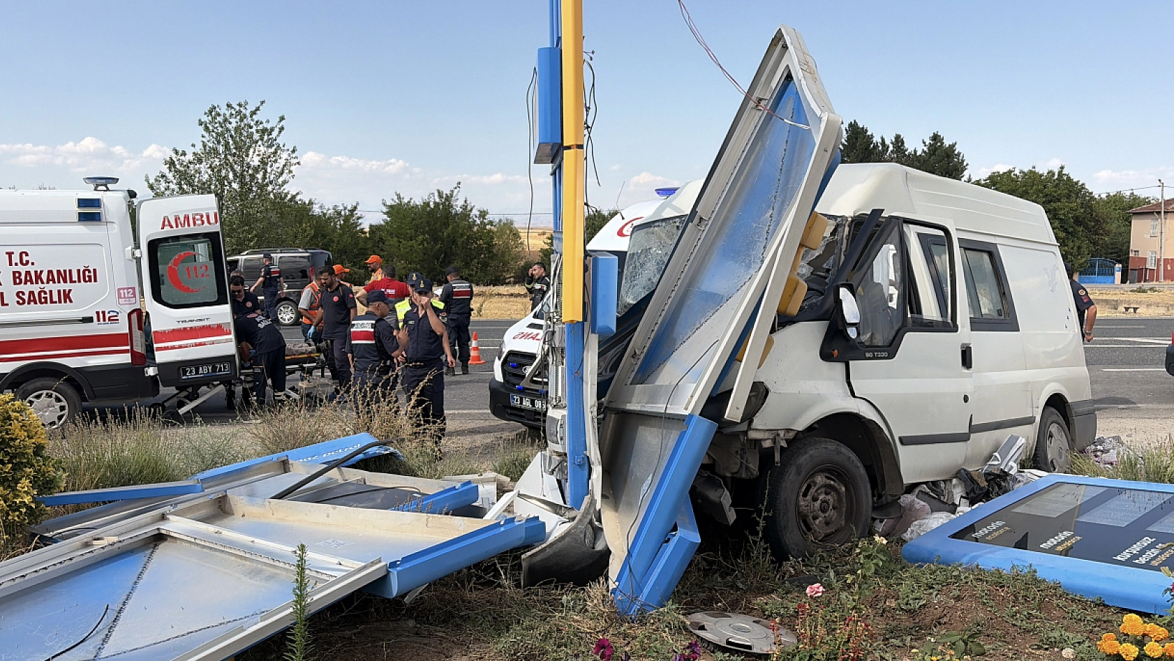 Elazığ'da feci kaza! 7 yaralı