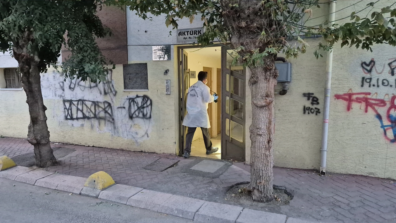 Apartman deposunda şüpheli ölüm