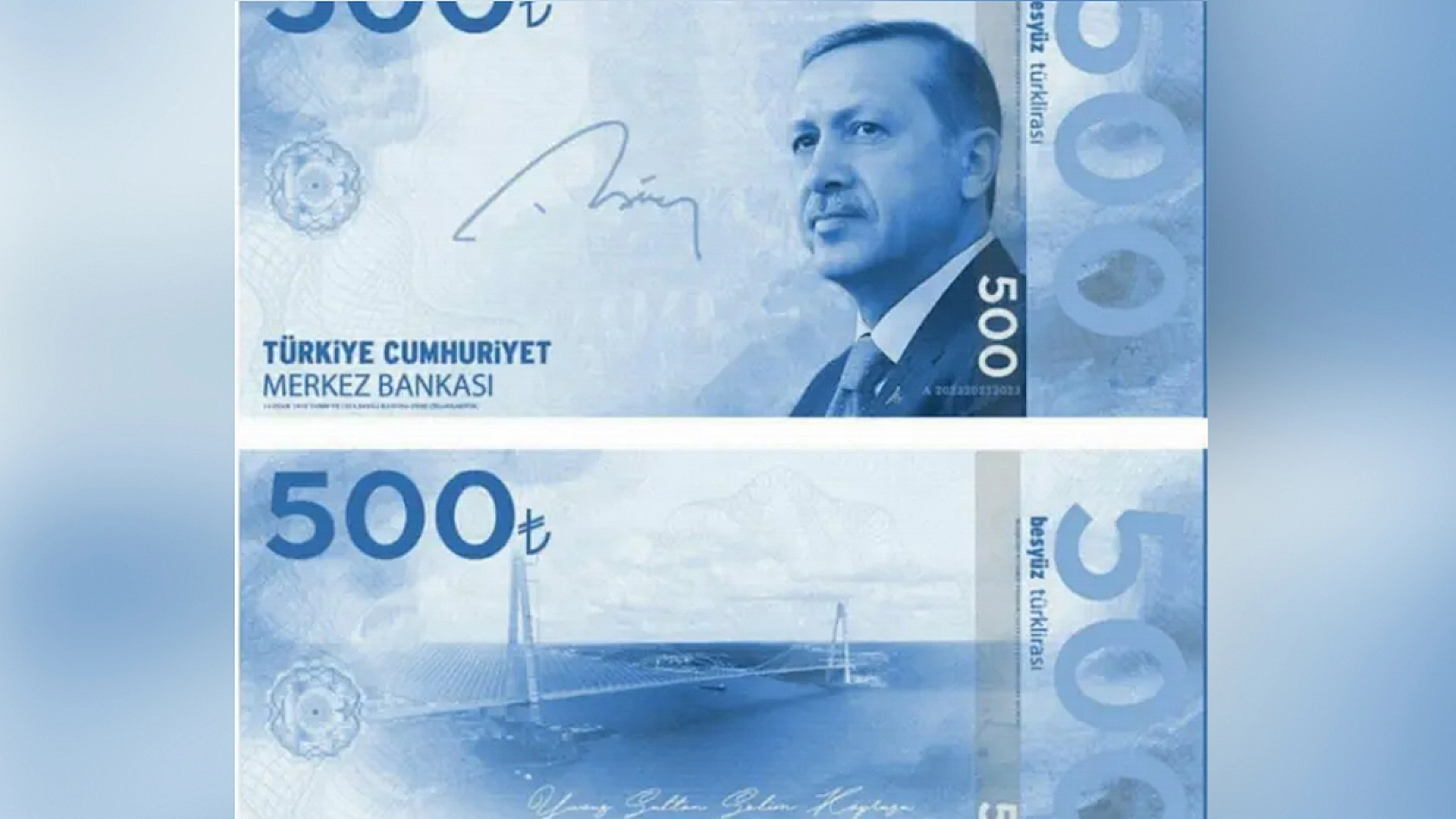 Yeni '500 ve 1000 TL Banknot' açıklaması