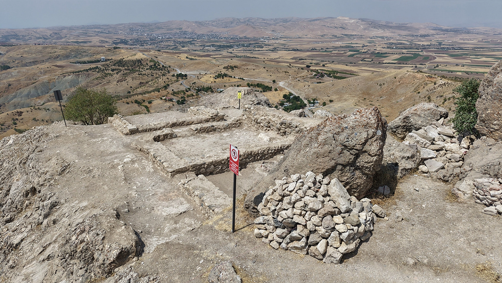 Elazığ'da 3 bin yıllık Palu Kalesi'nde Osmanlı karakolu ortaya çıkarıldı