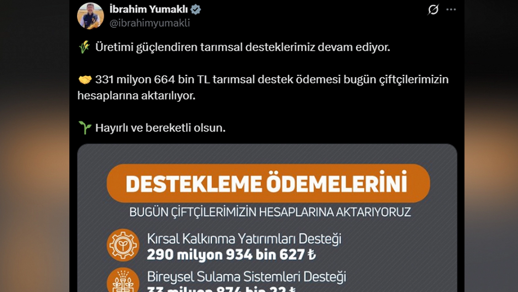 Bakanlık'tan dev destek!