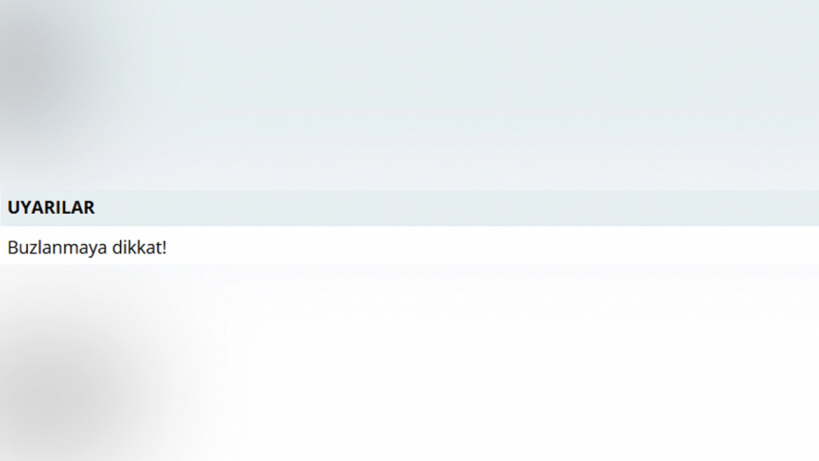 Elazığlılar dikkat! Meteoroloji uyardı