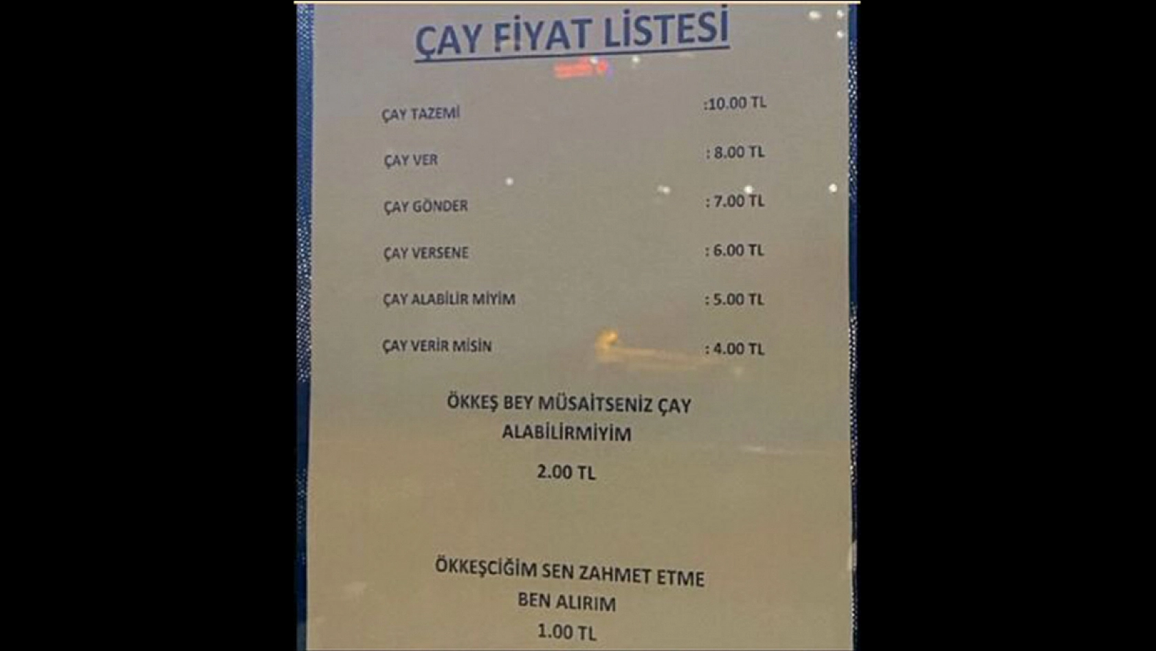 Bu çay ocağında fiyatı müşteri belirliyor