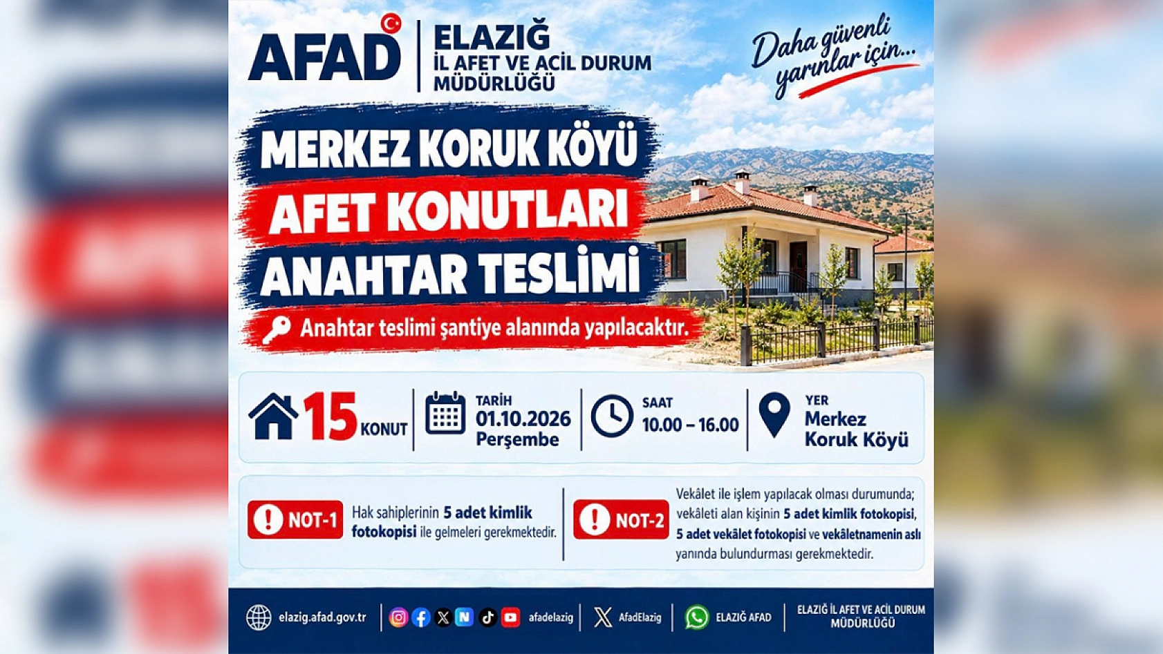 Hak sahipleri yeni yuvalarına kavuşuyor