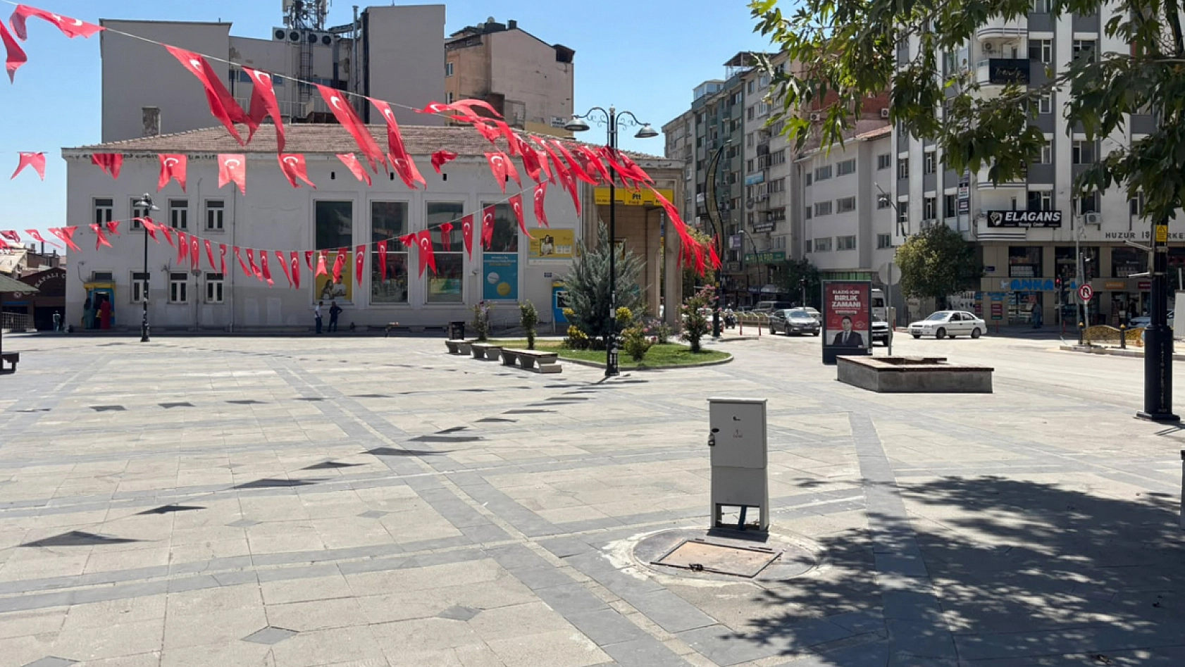 Elazığ'da çöl sıcakları hayatı durdurdu: Termometreler 38 dereceyi gösterdi