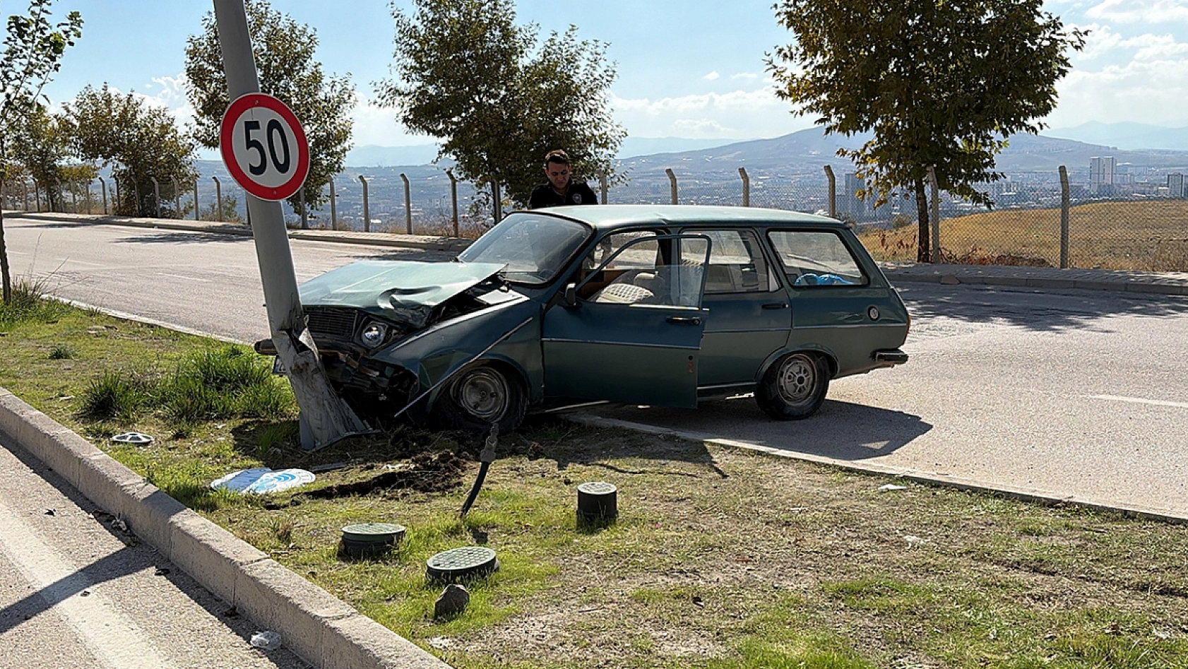Elazığ'da korkutan kaza: 2 yaralı