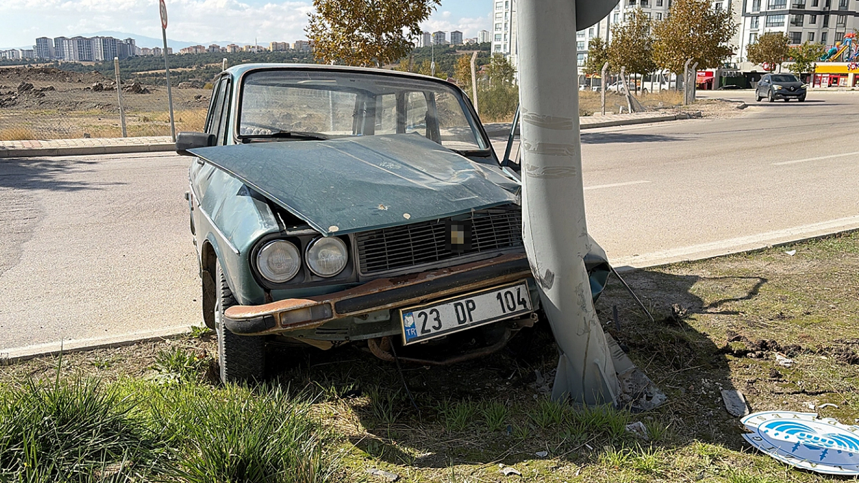 Elazığ'da korkutan kaza: 2 yaralı