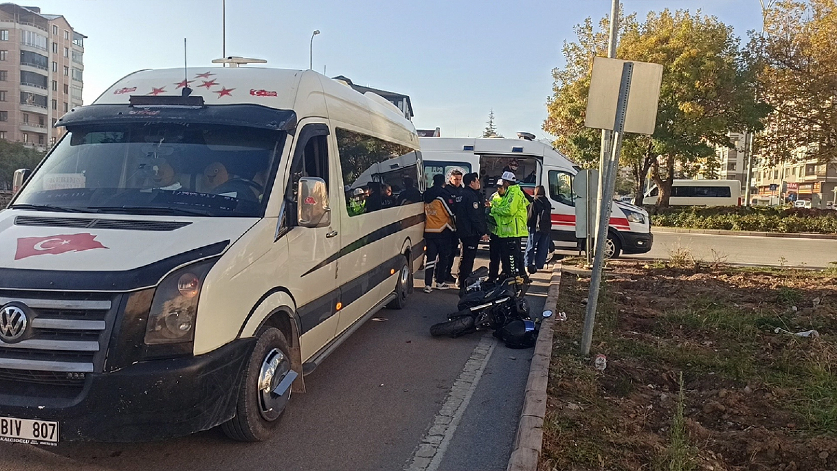 Konya'da korkutan kaza