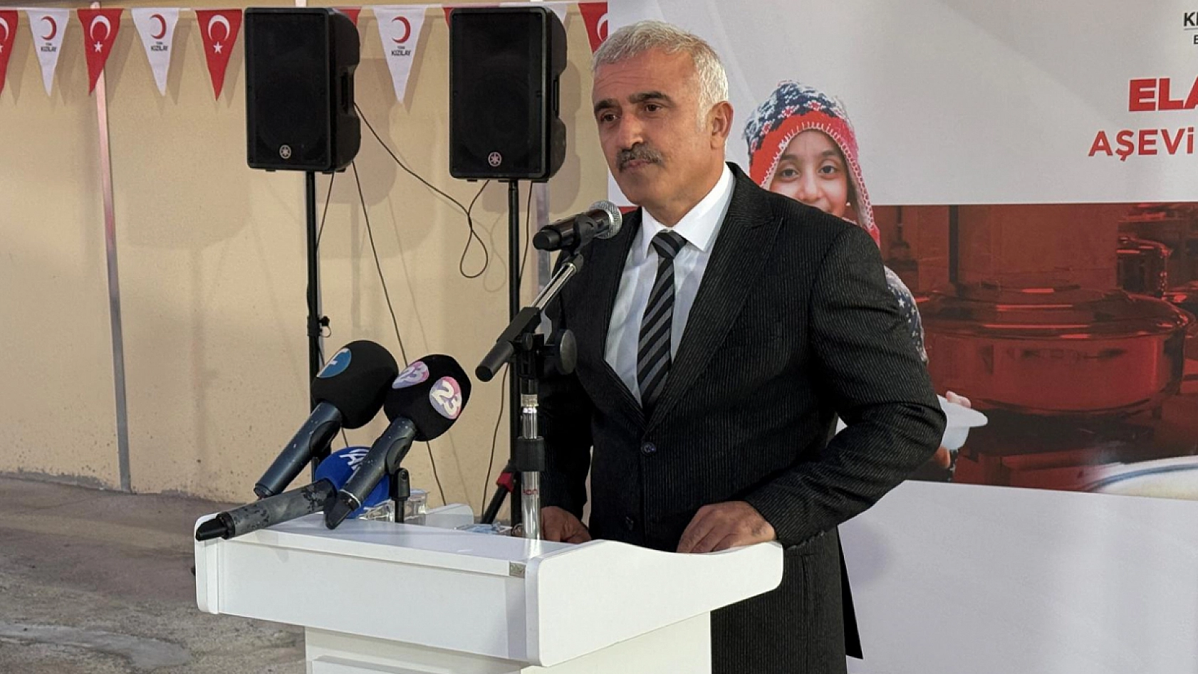 Elazığ'da Türk Kızılay aşevi hizmete açıldı
