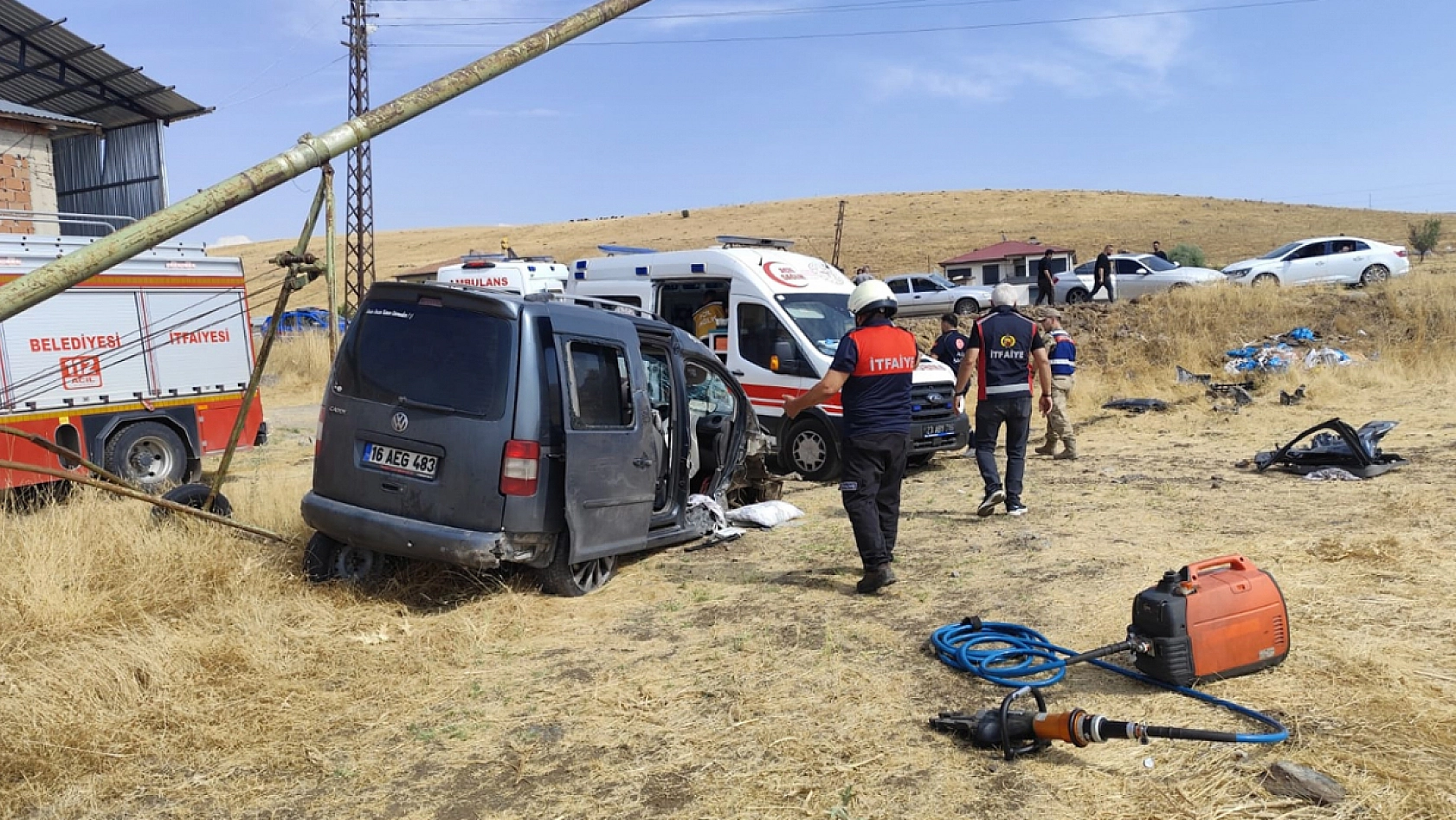 Elazığ'da feci kaza! 5 yaralı