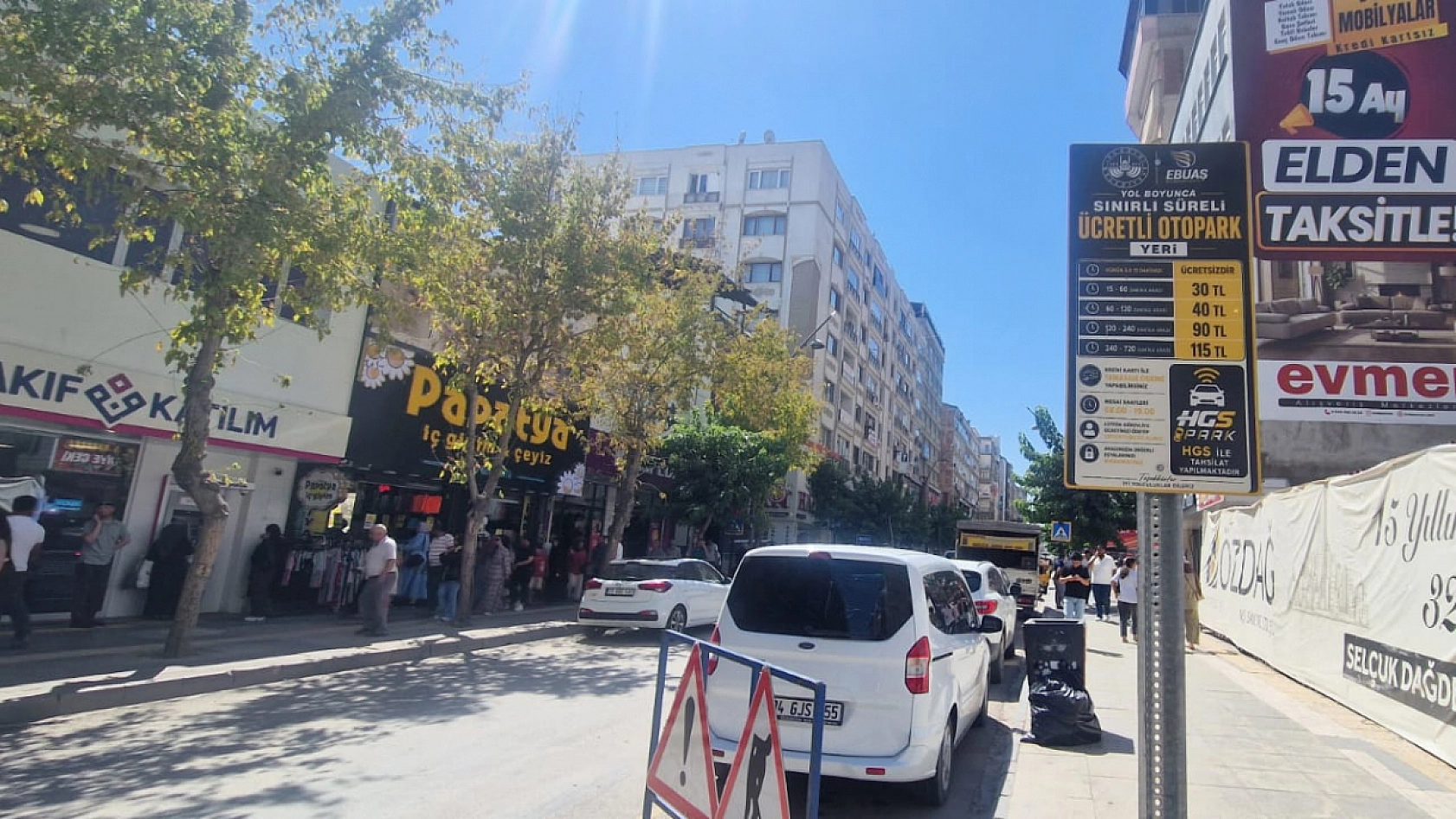 Elazığlı sürücüler dikkat! Gazi Caddesi'ne park etmek artık ücretli