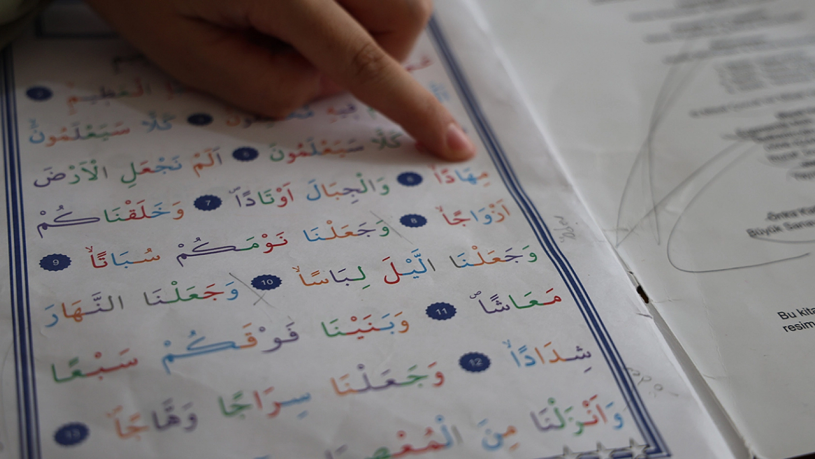 Elazığ'da Kur'an Kursu'nda filografi sanatı etkinliği