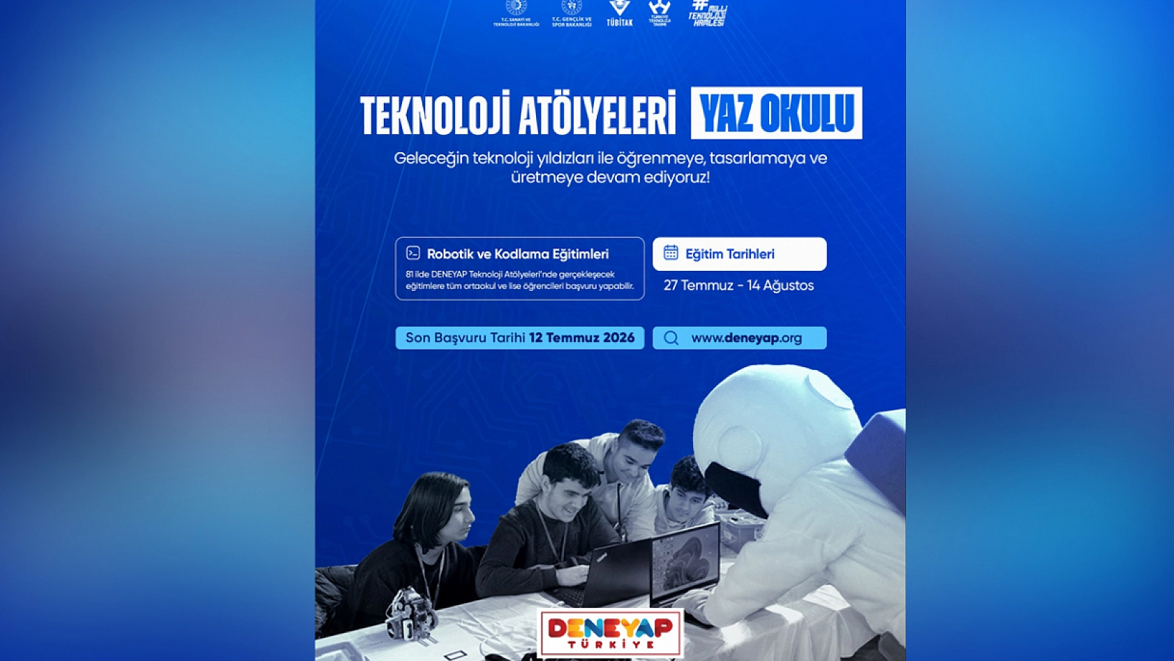 TÜBİTAK'tan öğrencilere müjde!