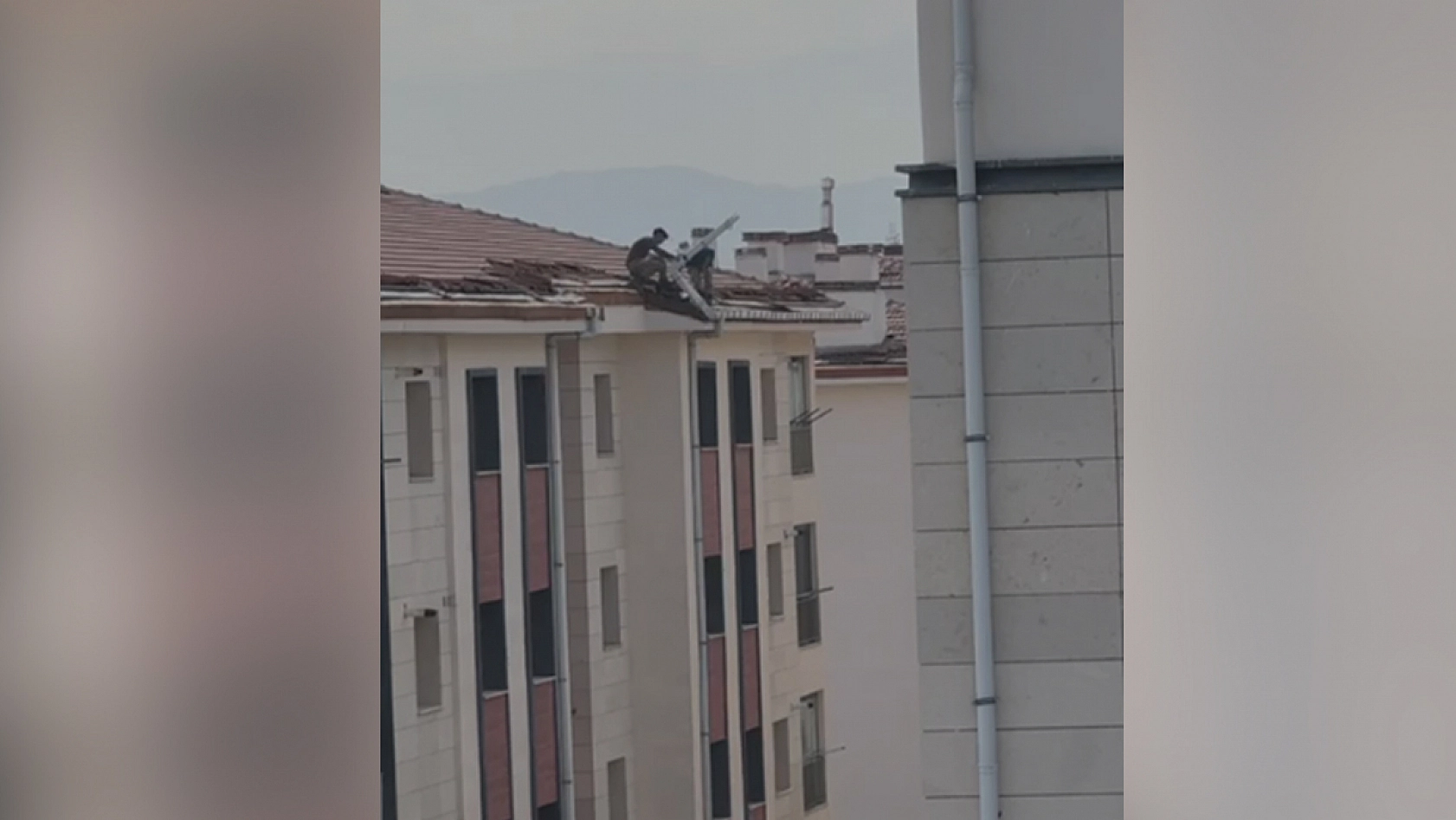 Elazığ'da yürekleri ağza getiren anlar!