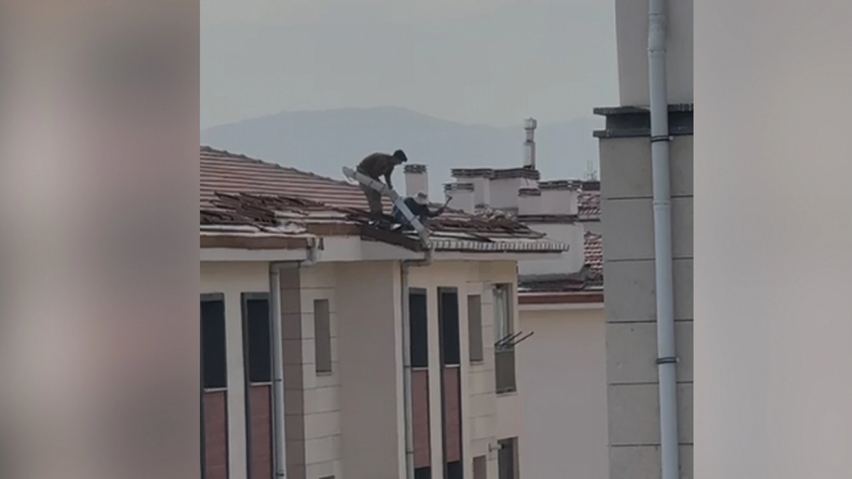 Elazığ'da yürekleri ağza getiren anlar!