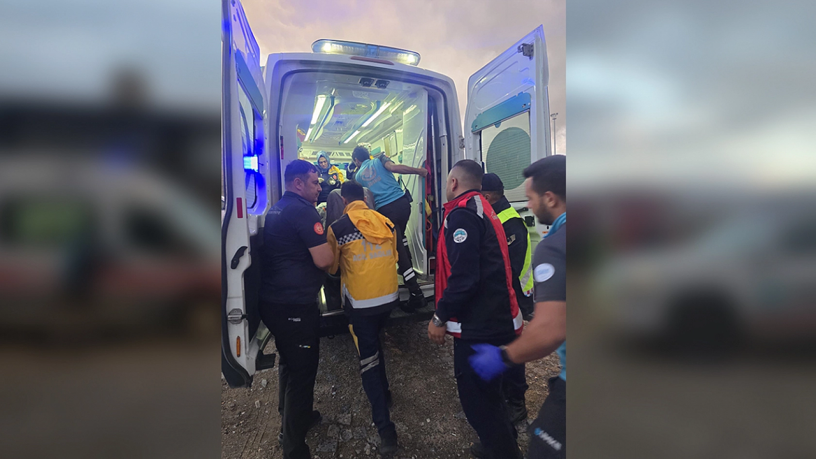 Doğa yürüyüşünde donma tehlikesi geçiren şahıs kurtarıldı